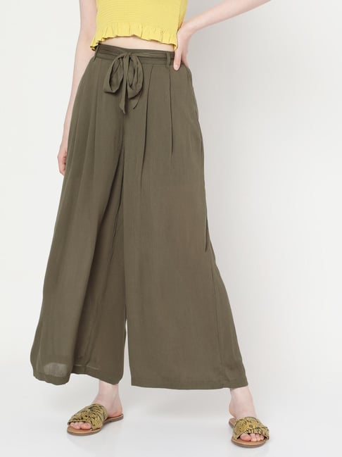 Vero Moda Olive Slim Fit Trousers