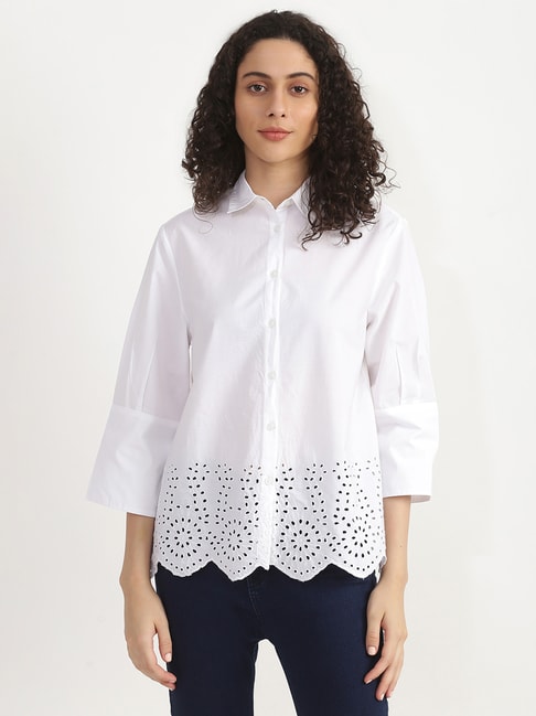 United Colors of Benetton White Shirt Price in India