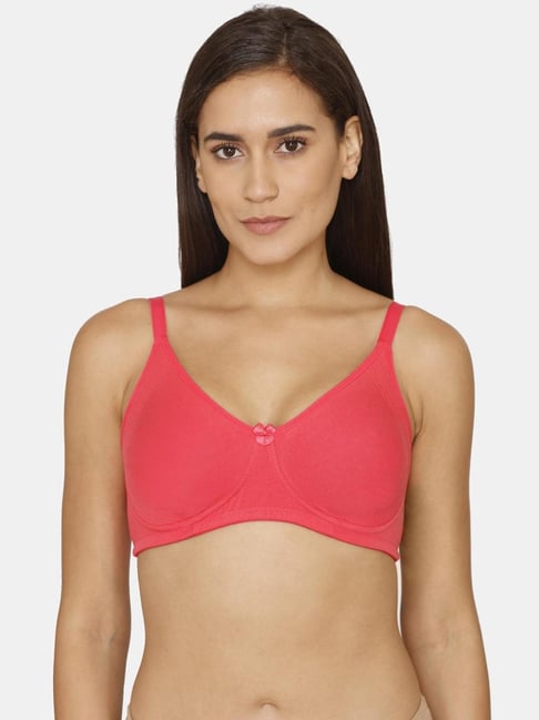 Buy Rosaline by Zivame Coral Non-padded Bra for Women Online @ Tata CLiQ