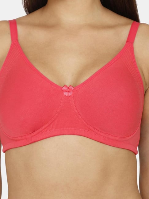 Buy Rosaline by Zivame Coral Non-padded Bra for Women Online @ Tata CLiQ