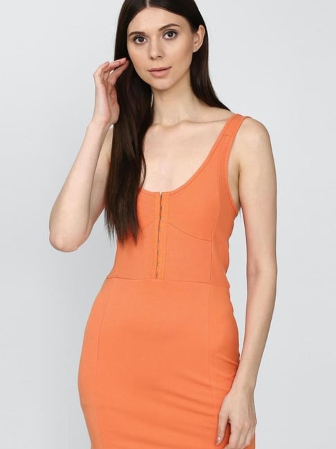 orange forever 21 dress Mesh Mini Dress Vibrant Neon Orange