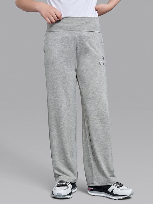 Buy Beverly Hills Polo Club Kids Grey Textured Yoga Pants for
