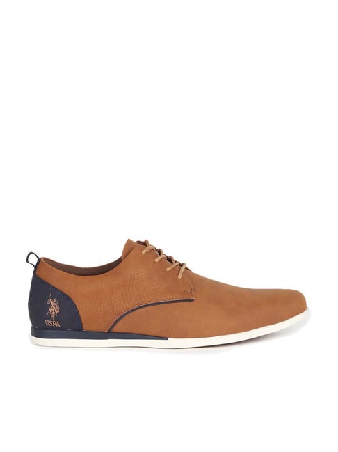 U S Polo Assn U.S. Polo Assn. Men's DARRYL 2.0 Tan Derby Shoes