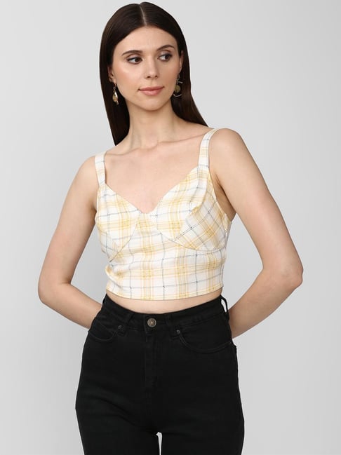 Forever 21 Tan Brown Top - Buy Forever 21 Tan Brown Top online in India