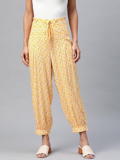 Buy MAX Women Floral Printed Trousers from Max at just INR 8990