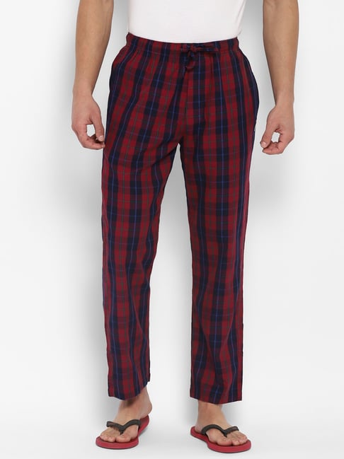 Red checked best sale pyjamas mens