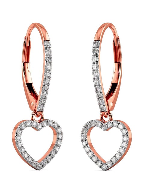 Joyalukkas 18k Gold & Diamond Hoop Earrings for Women-picture-20