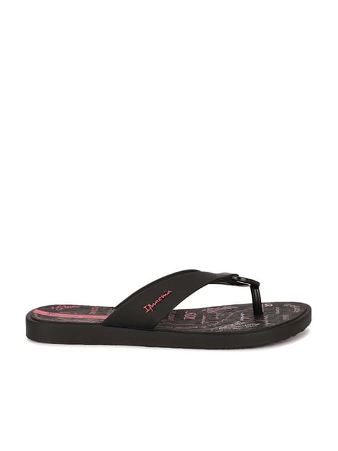 Ipanema Women's Black Flip Flops