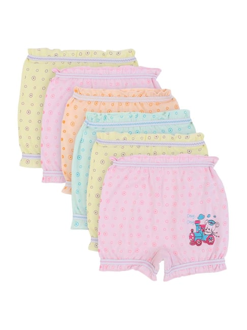 Combo of 5 - Cotton Soft Printed Bloomer Panties