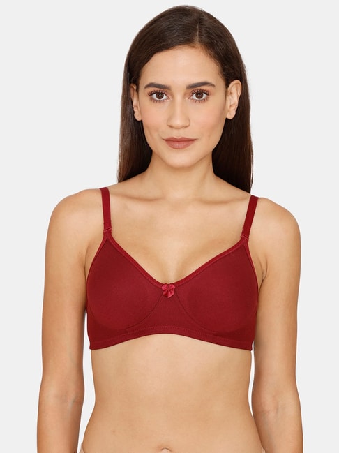 Buy Coucou by Zivame Maroon Non-Wired Padded Bra for Women's Online @ Tata  CLiQ