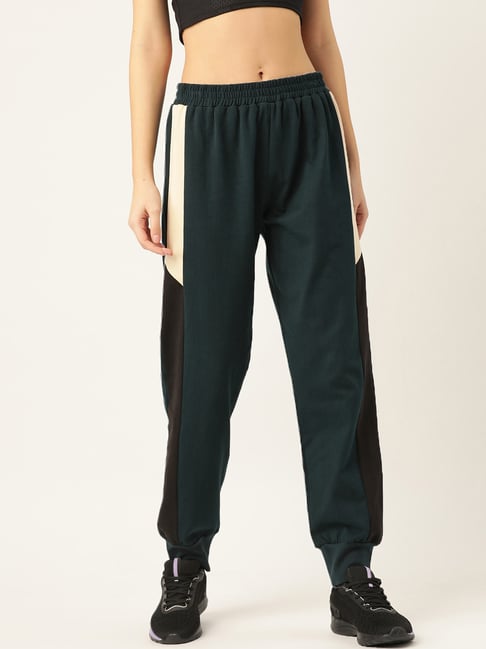 Buy DressBerry Women Olive Green Solid Joggers - Track Pants for
