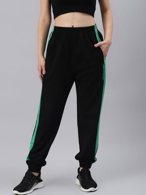 Buy Black Track Pants for Women by LAABHA Online