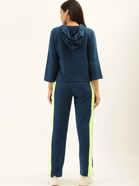 Buy Laabha Blue Regular Fit Tracksuit for Women Online @ Tata CLiQ