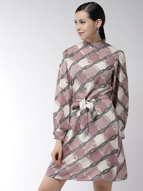 StyleStone Multicolor Printed A Line Dress Price in India