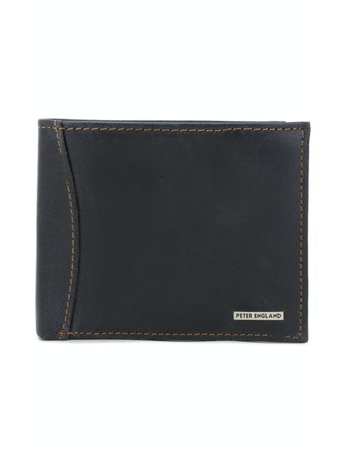 Buy Men Brown Textured Polyurethane Wallet Online - 584921 | Peter England