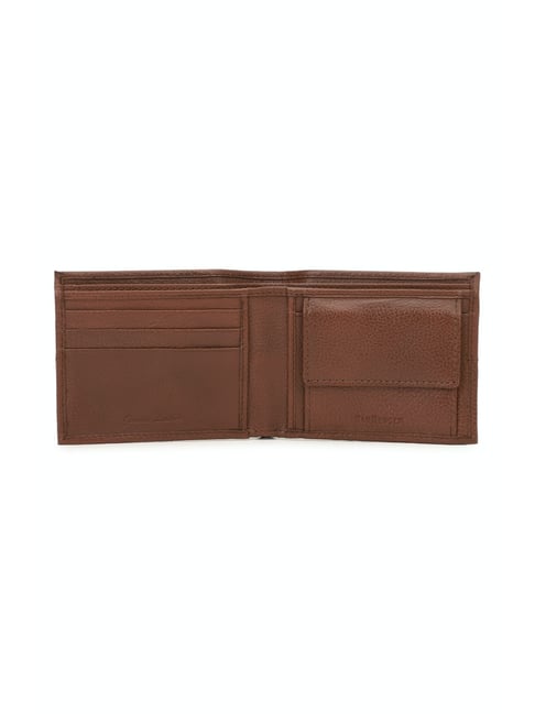 Buy Van Heusen Brown Quilted Leather Bi-Fold Wallet for Men at Best Price @  Tata CLiQ