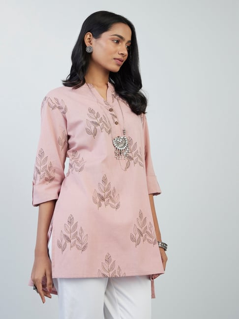 Buy Utsa by Westside Green A-Line Floral Kurti for Women Online @ Tata CLiQ