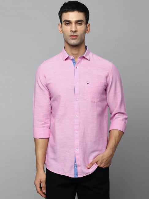 allen solly pink shirt