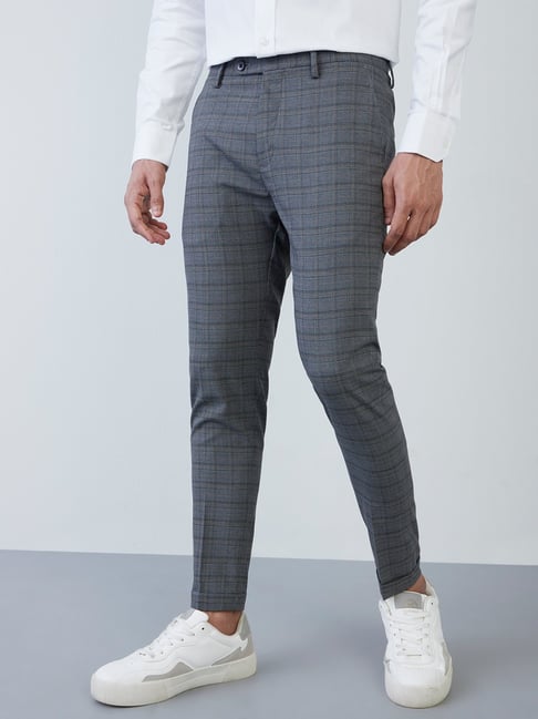 Buy Louis Philippe Grey Trousers Online  694036  Louis Philippe