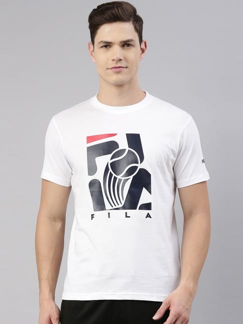 Buy White Tshirts for Men by FILA Online