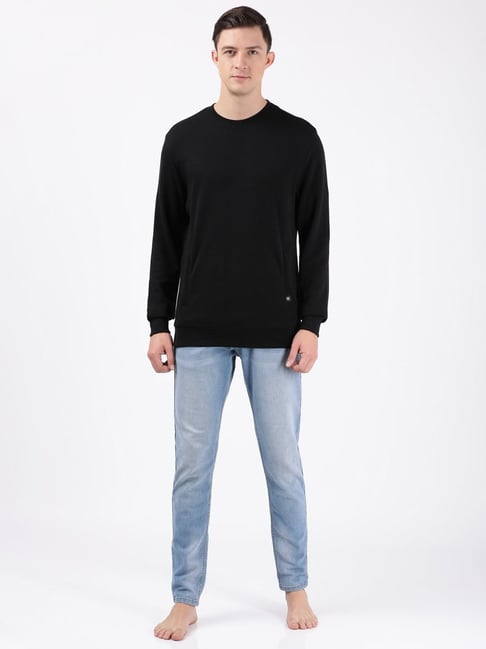 Buy Jockey Black Round Neck Sweatshirt for Men's Online @ Tata CLiQ