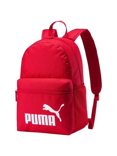 Puma polyester red on sale casual backpack