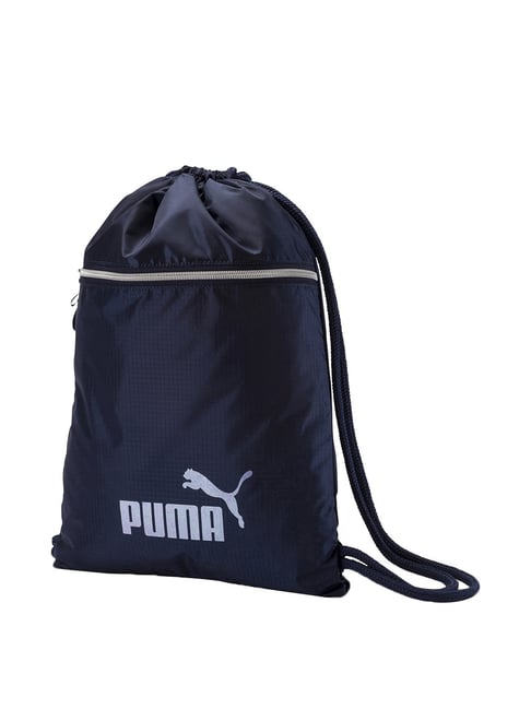 Buy Puma Blue Polyester Medium Drawstring Backpack Online At Best