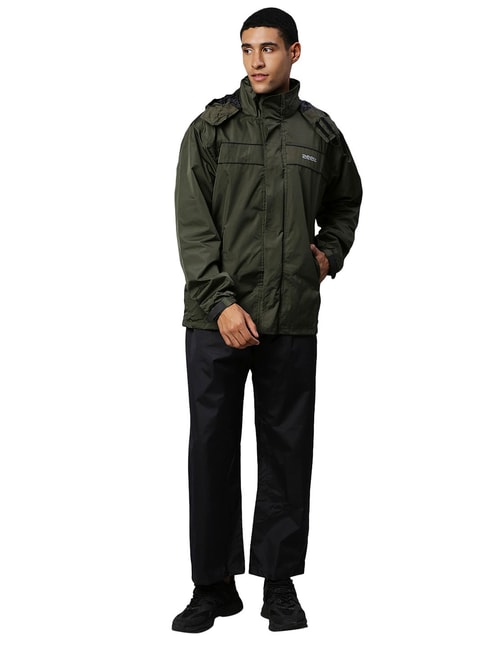 Ladies/Men's Waterproof Windproof Rainwear Rain Jacket Rain Pants Raincoat  with Hidable Hood for Outdoor - China Windproof Jacket and Waterproof Jacket  price | Made-in-China.com