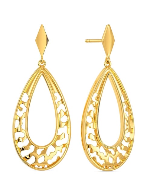 Melorra 18K Rose Prose Gold Earrings : Amazon.in: Fashion