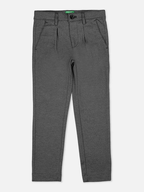 United Colors of Benetton Pleated Trousers light grey striped pattern Fashion Trousers Pleated Trousers 
