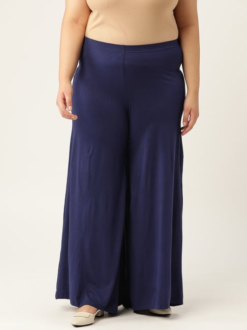 theRebelinme Navy High Rise Palazzos-picture-16