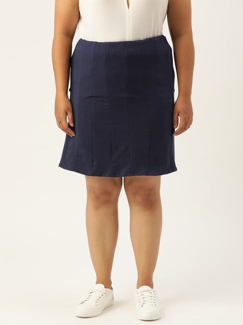 theRebelinme Navy Circular Mini Skirt-picture-21
