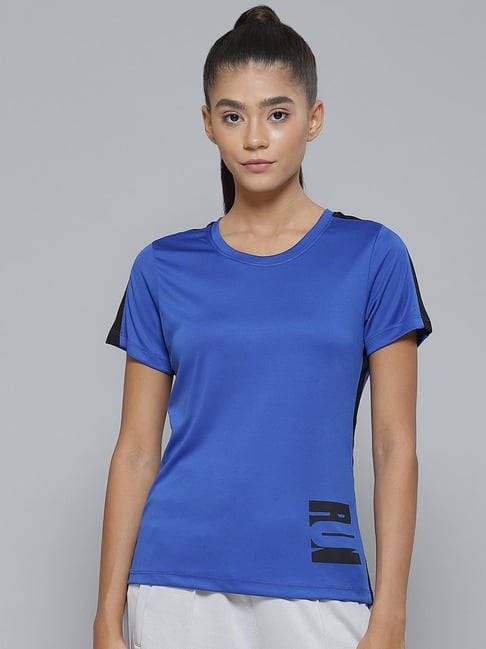 ALCIS Blue Graphic Print Sports T-shirt-picture-45
