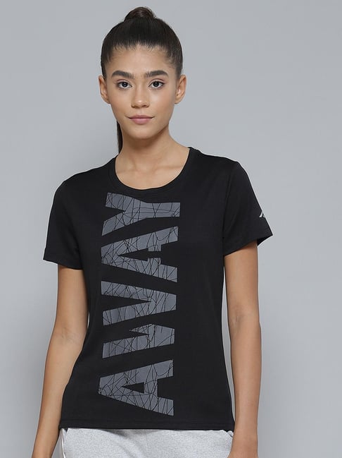 ALCIS Black Graphic Print Sports T-shirt-picture-38