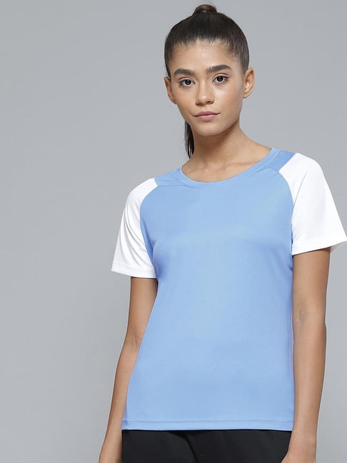 ALCIS Blue Color Blocked Sports T-shirt-picture-13