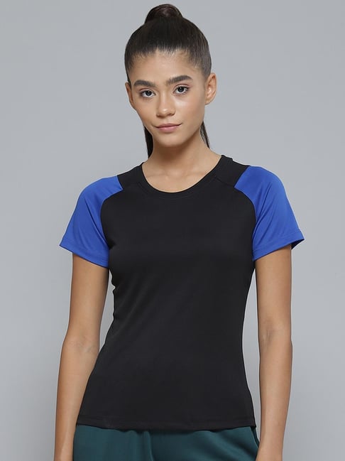 ALCIS Black Color Blocked Sports T-shirt-picture-17
