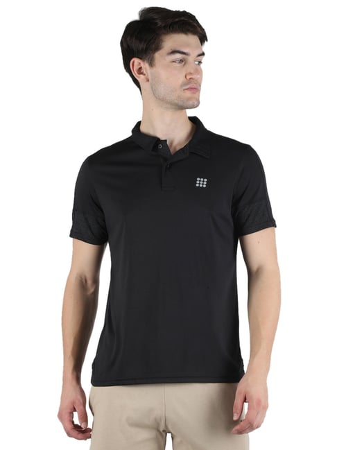 Buy Rock Black Polo T Shirt for Men s Online Tata CLiQ