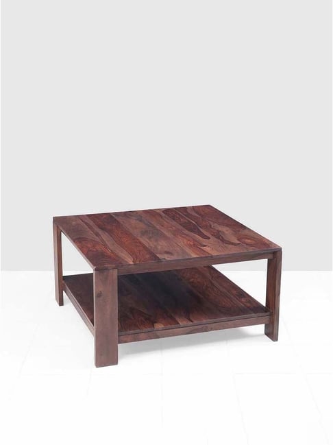 Fabindia Brown Sheesham Wood Coffee Table-Fabindia Home-HomeFurnishing-TATA CLIQ