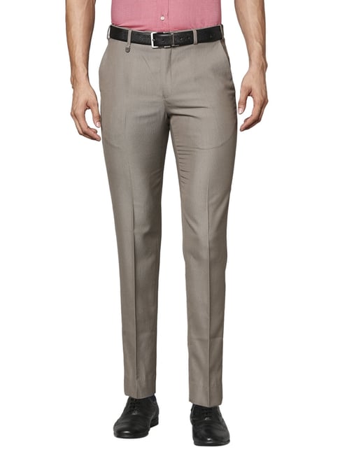 Buy PARK AVENUE Men's Regular Pants (PMTX05652-O5_Medium Brown_104 at  Amazon.in