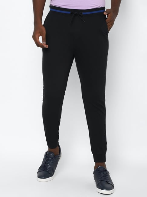 Buy FOREVER 21 Men Black Regular Fit Solid Joggers - Track Pants for Men  18669612 | Myntra