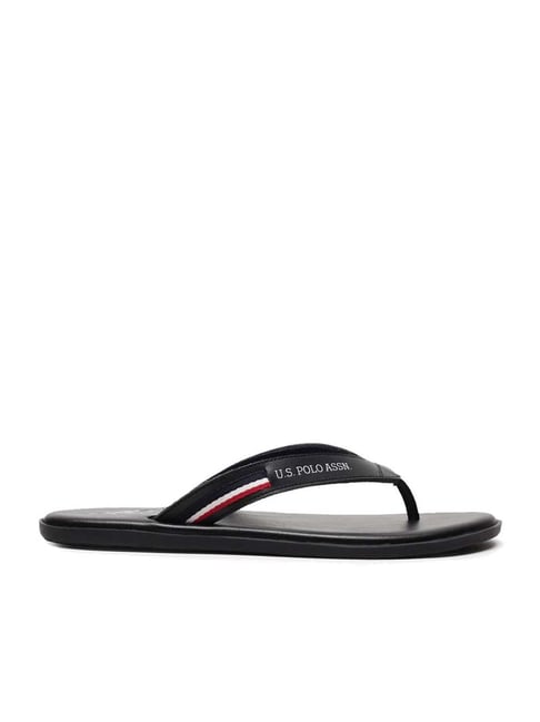 Buy U.S. Polo Assn. Men s WANOR Black Thong Sandals for Men at