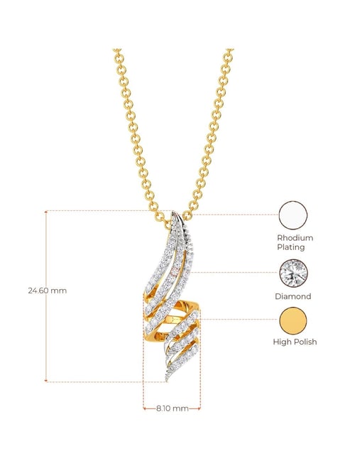 Melorra 18k Gold & Diamond Star Statement Necklace for Women