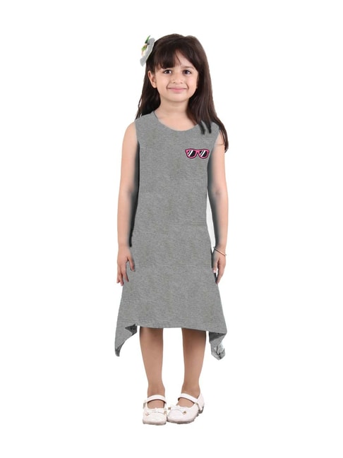 Buy Buy & Try Girl's Cotton Butterfly Printed Frock Dress for Kids. Cream  Online at Best Prices in India - JioMart.
