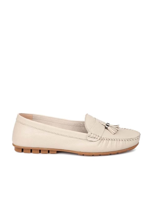 Inc 5 Inc.5 Women's Beige Casual Moccasins