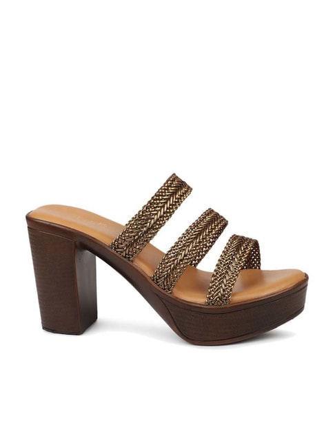 Buy Beige Heeled Sandals for Women by Five By Inc5 Online  Ajiocom