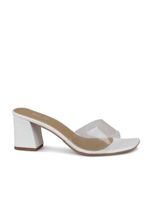 Comfortable white online sandals