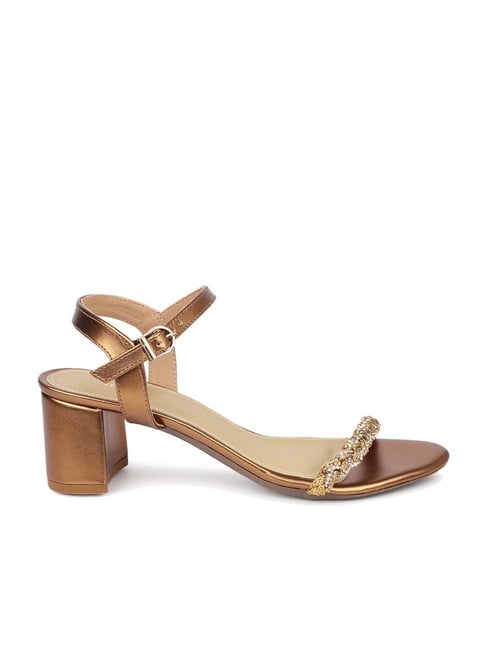 Gold ankle strap sandals new arrivals