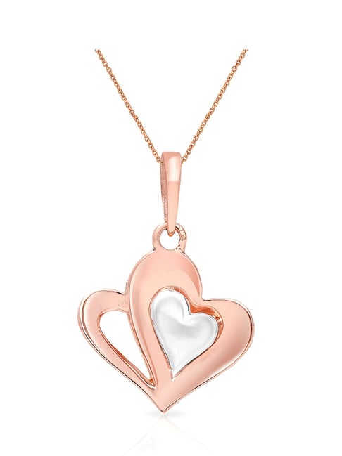 925 SUN sterling silver genuine diamond heart pendant w/925 necklace | eBay