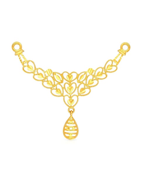 Light weight gold necklace store in malabar