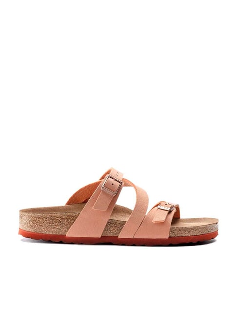 Peach birkenstock online sandals